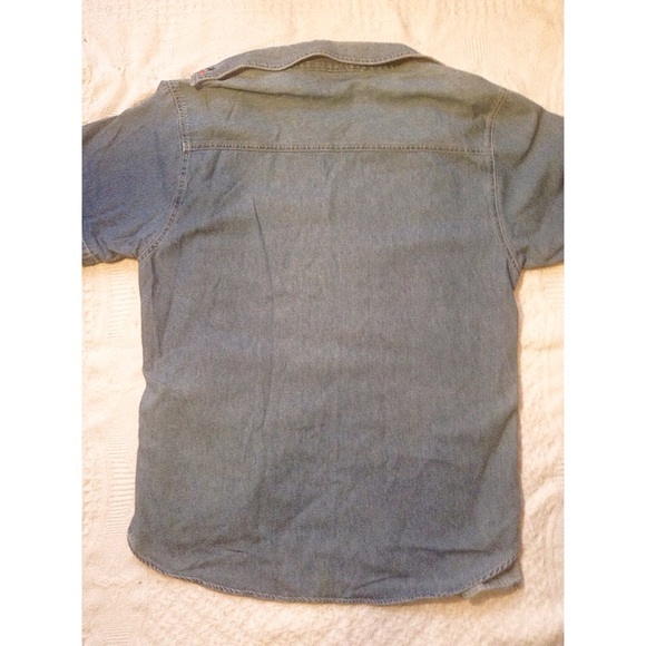 Patriotic Embroided Oversized Denim Jacket - Picture 3 of 3